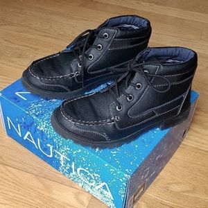 Size 3 boy Nautica shoes